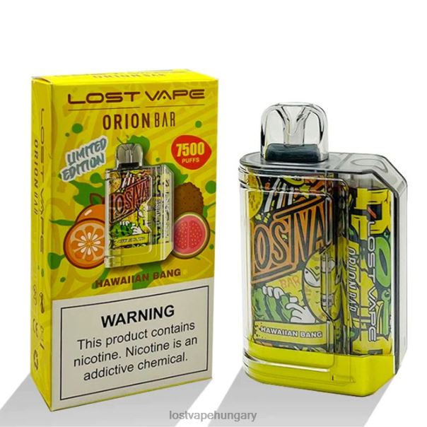 Lost Vape Orion bár eldobható | 7500 puff | 18 ml | 50 mg hawaii bumm 42N4D97 - Lost Vape Magyarország