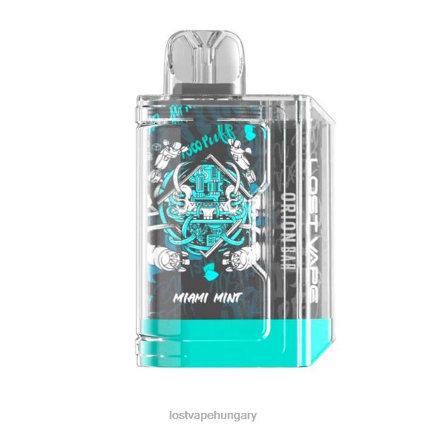 Lost Vape Orion bár eldobható | 7500 puff | 18 ml | 50 mg miami menta 42N4D84 - Lost Vape Review Magyarország