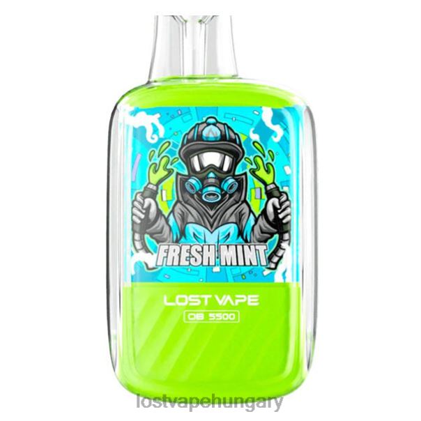 Lost Vape Orion ob5500 5500 puff 14ml 50mg eldobható friss menta 42N4D101 - Lost Vape Contact Magyarország