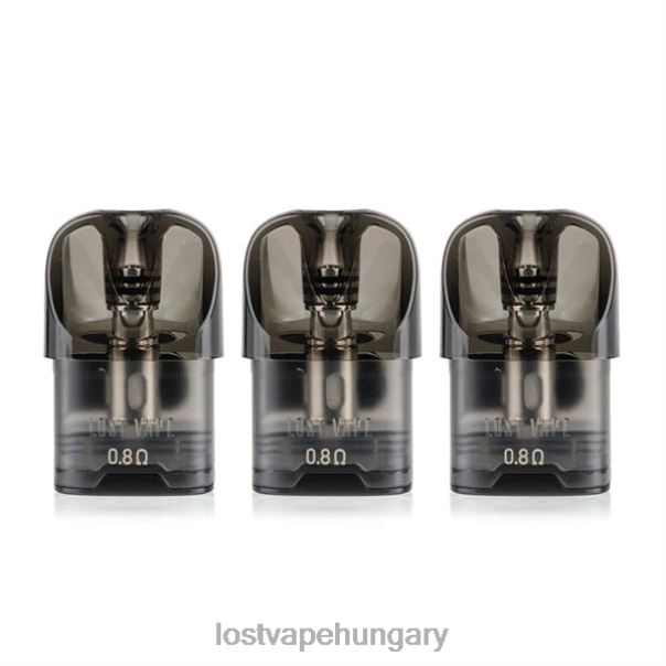 Lost Vape URSA cserehüvelyek | 2,5 ml (3 csomag) zöld 0,8 ohm 42N4D125 - Lost Vape Disposable