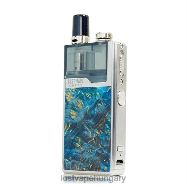 Lost Vape Quest orion q pod készülék teljes készlet ezüst/kék szúrófa 42N4D476 - Lost Vape Price