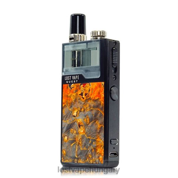 Lost Vape Quest orion q pod készülék teljes készlet fekete/okker szúrófa 42N4D475 - Lost Vape Disposable