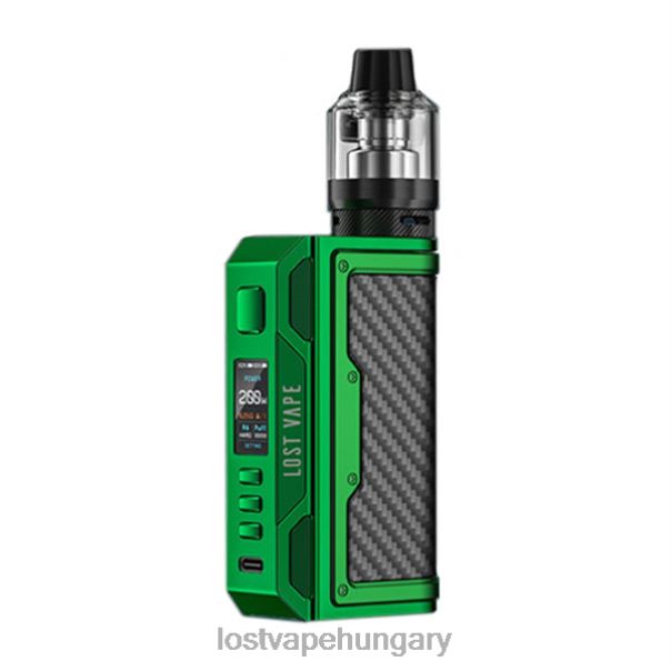 Lost Vape Thelema quest 200w-os készlet zöld/szénszál 42N4D145 - Lost Vape Disposable