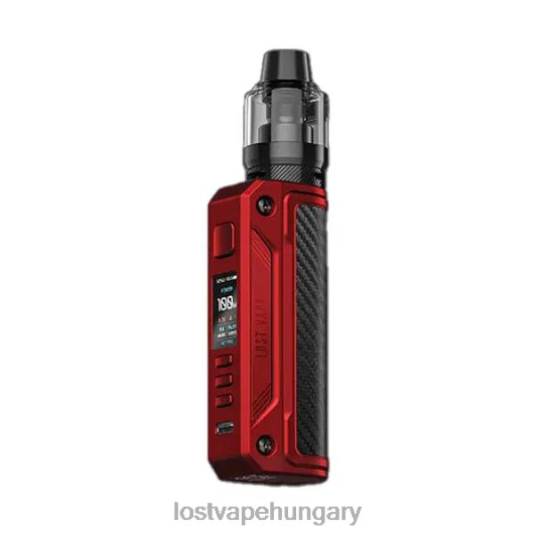 Lost Vape Thelema solo 100w-os készlet matt vörös/szénszálas 42N4D172 - Lost Vape Flavors Magyarország