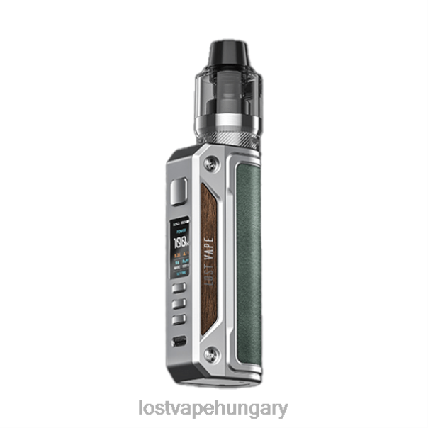 Lost Vape Thelema solo 100w-os készlet ss/ásványzöld 42N4D13 - Lost Vape Wholesale
