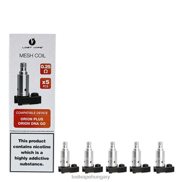 Lost Vape Orion plusz DNS helyettesítő tekercsek (5 db) 0,5 ohm 42N4D326 - Lost Vape Price