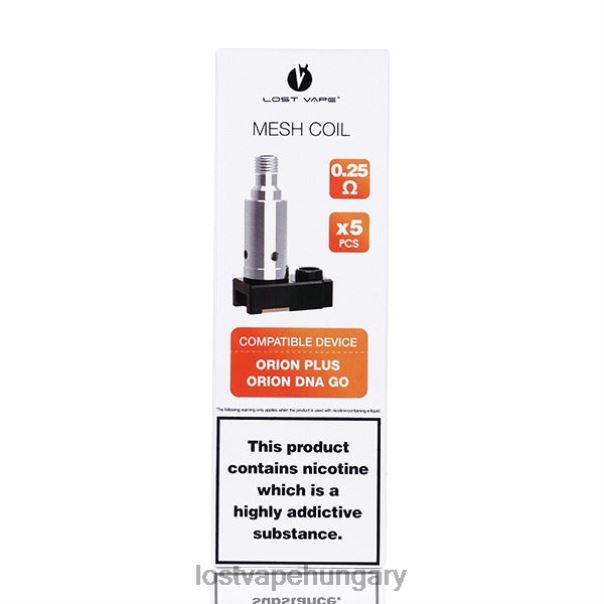 Lost Vape Orion plusz DNS helyettesítő tekercsek (5 db) 0,5 ohm 42N4D326 - Lost Vape Price