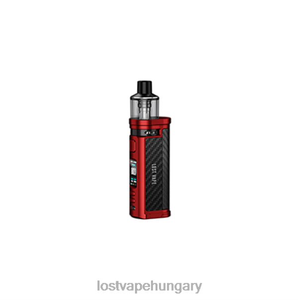 Lost Vape Centaurus q80 pod mod matt vörös szénszálas 42N4D320 - Lost Vape Customer Service