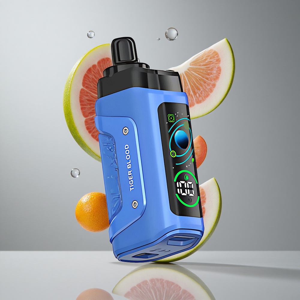 Razz Bar 45000 Puffs Egyszer Használatos Vape Tigrisvér és Áfonya