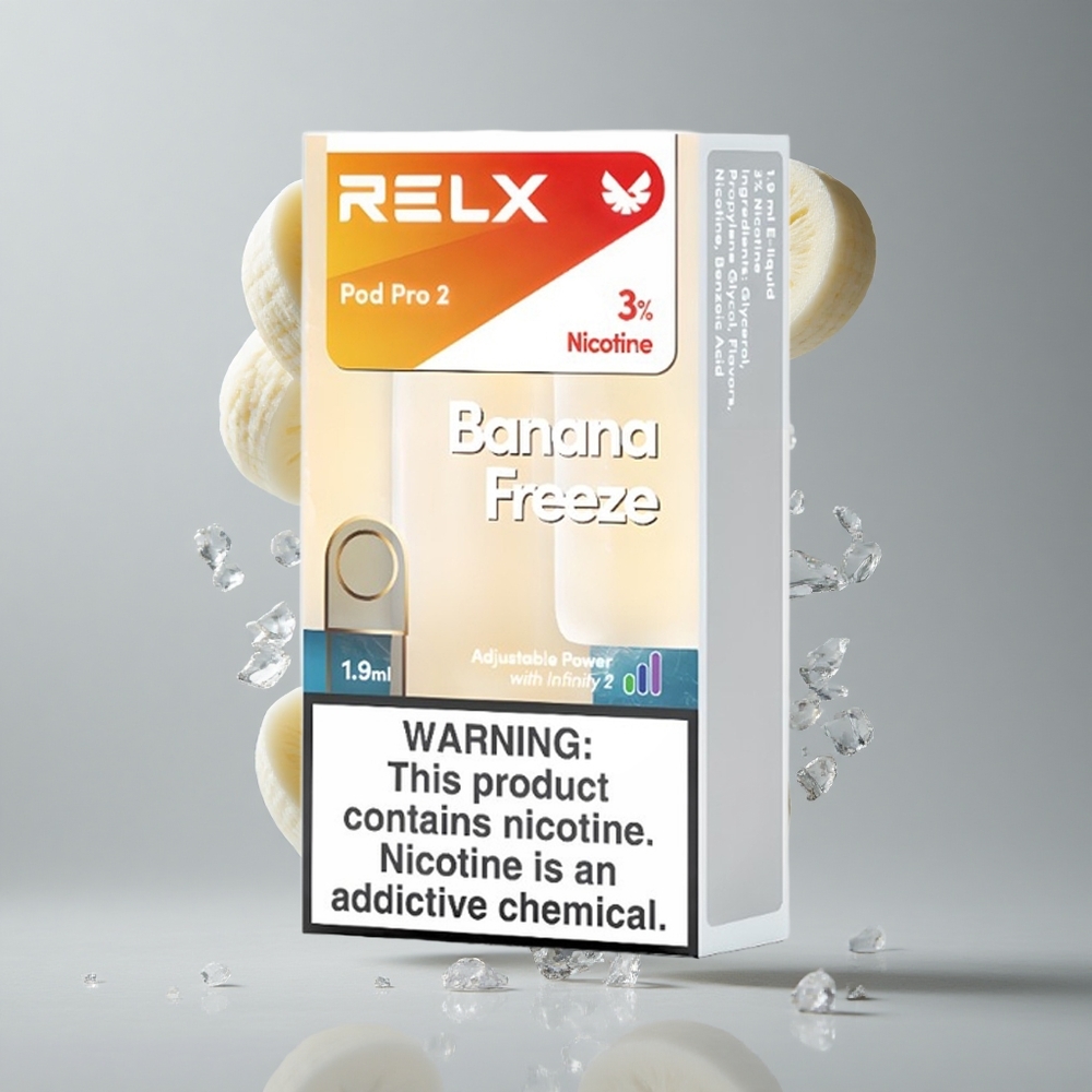 RELX Pod Pro 2 600 Puffs Banán Fagyasztó
