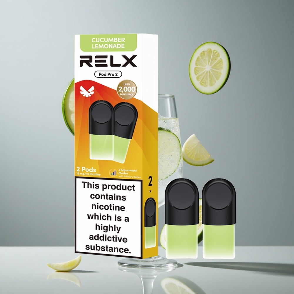 RELX Pod Pro 2 600 Puffs Ital-Uborka Limonádé 1,9ml tartály