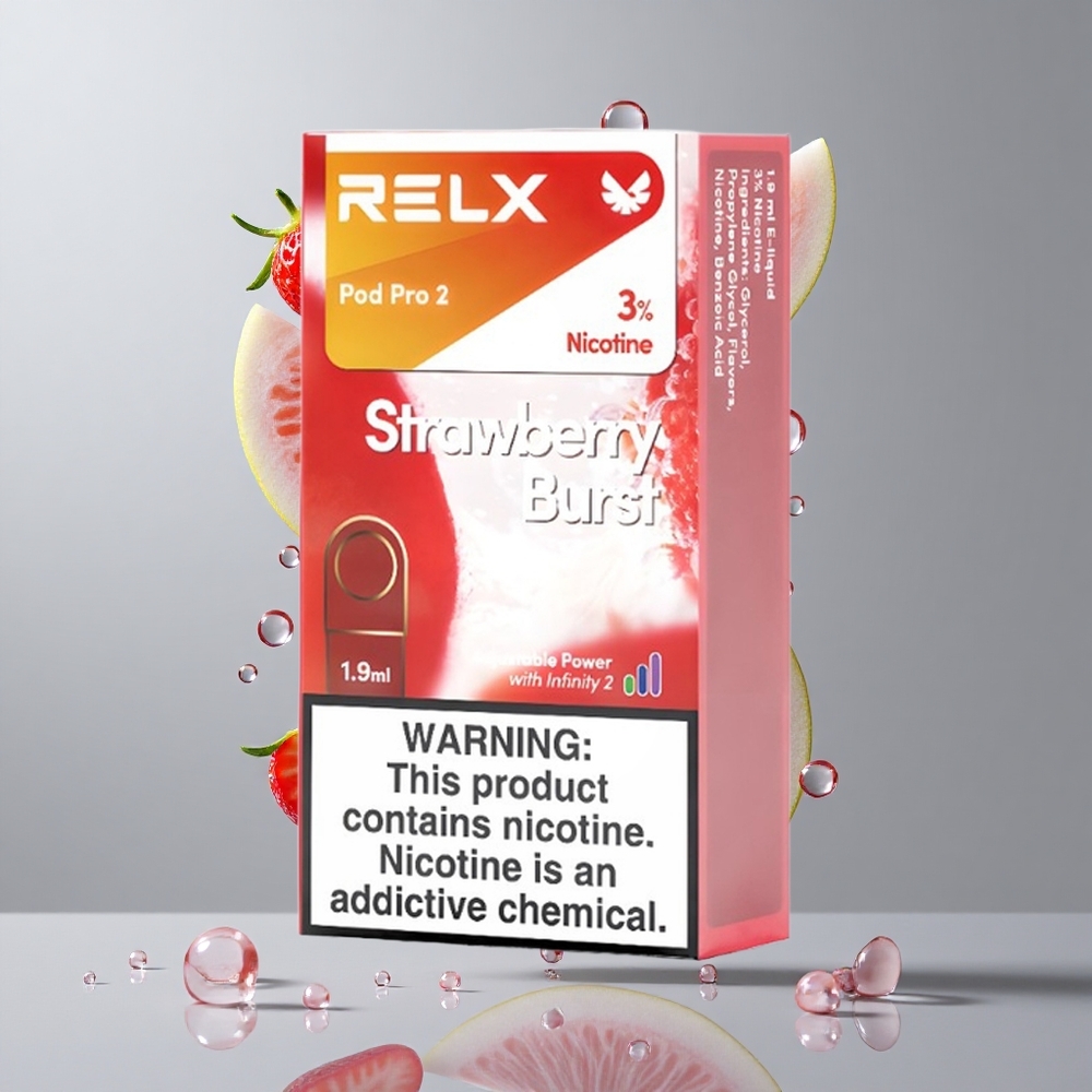 RELX Pod Pro 2 600 Puffs epres robbanás 1,9ml tartály, 3% nikotintartalom