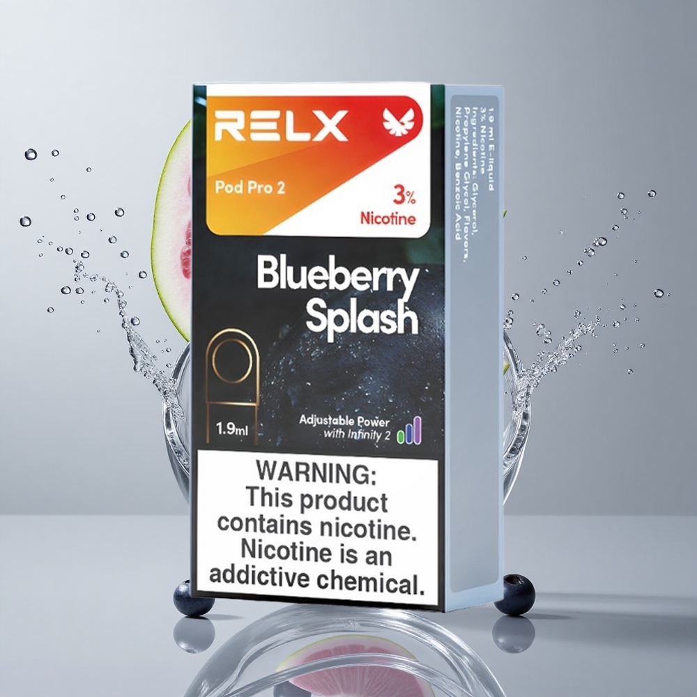 RELX Pod Pro 2 600 Puffs Áfonya Frissesség 1,9ml tartály, 3% nikotin