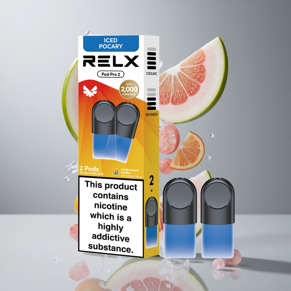 RELX Pod Pro 2 600 Puffs ital-jeges Pocary 1,9ml