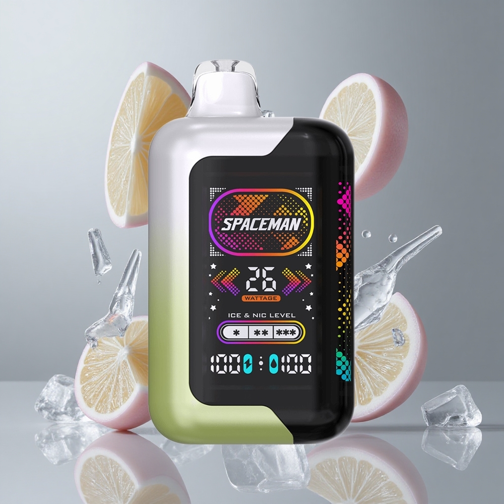 SMOK SPACEMAN SP40000 Eldobható E-cigaretta Fehér Szőlő Jég (40000 Puffs, 20ml Folyadéktartály)